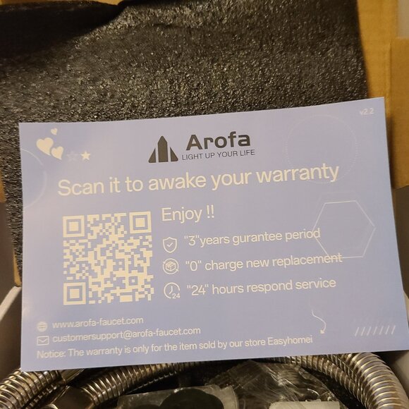 AROFA TOILET BIDET SPRAYER-HANDS FREE-HANDHELD-DUAL CONTROL ADJUST WATER FLOW - Picture 14 of 16